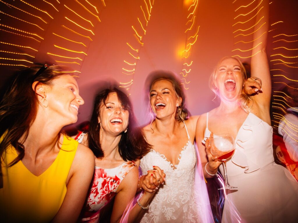 Dance floor fairy lights