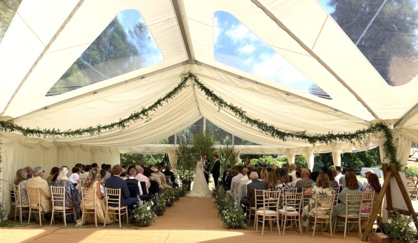 wedding marquee