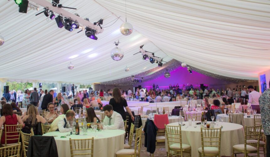 Corporate event tent rental