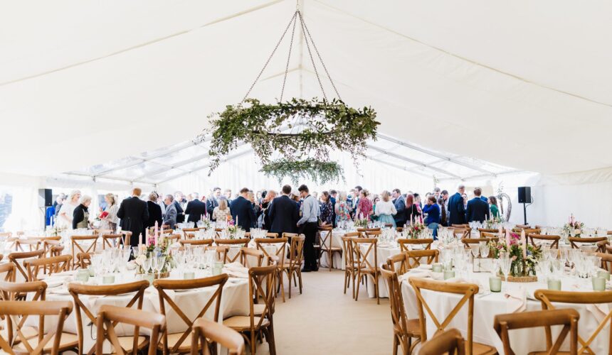 hiring a marquee for a wedding