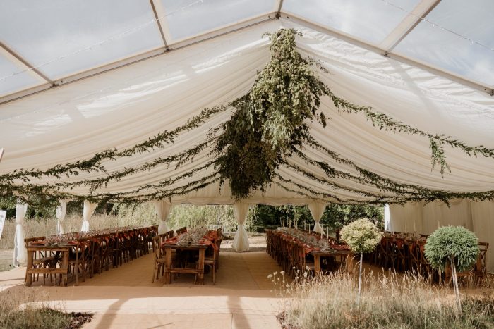 hiring a marquee for a wedding