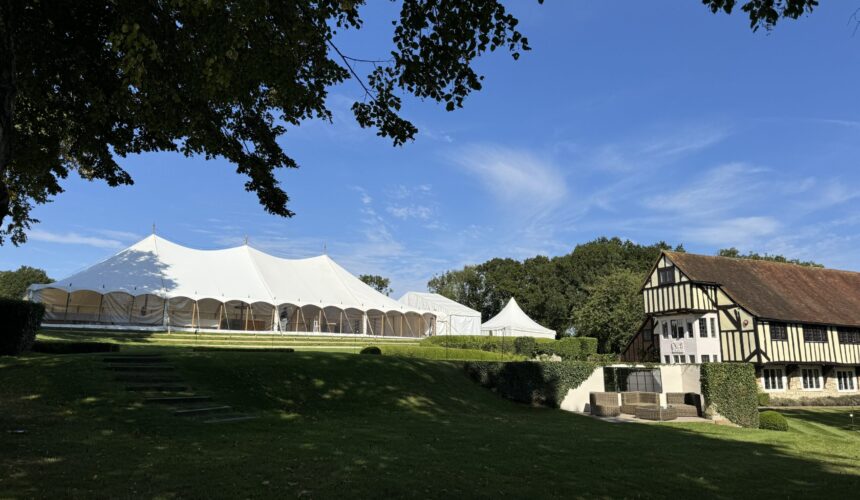 An example of work by one of the top marquee hire companies in Surrey and Hampshire
